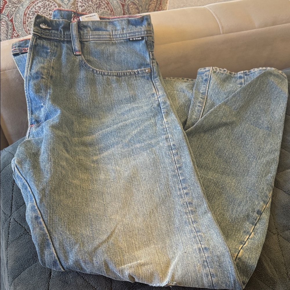 G-Star Light Blue Relaxed Jeans